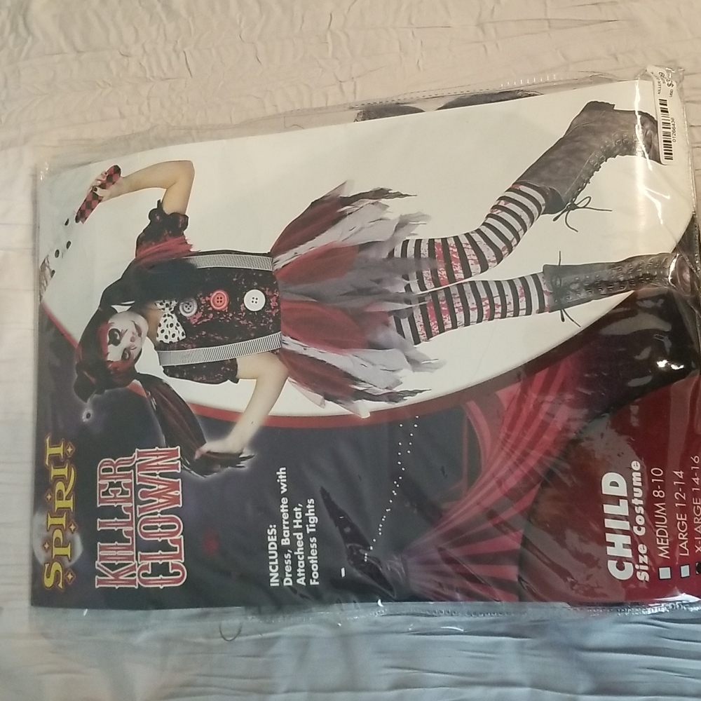Killer clown costume